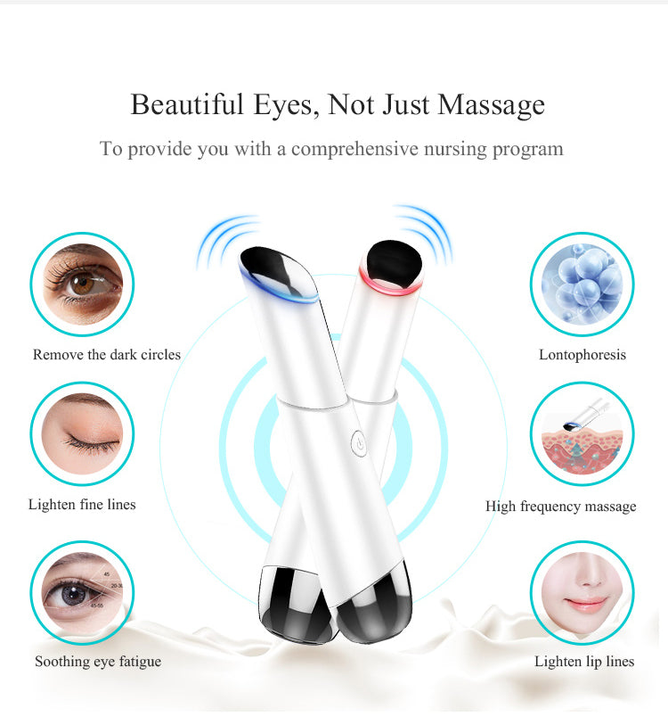 D018 Eye & Lip Beauty Device - Warming Massage for Eyes and Lips
