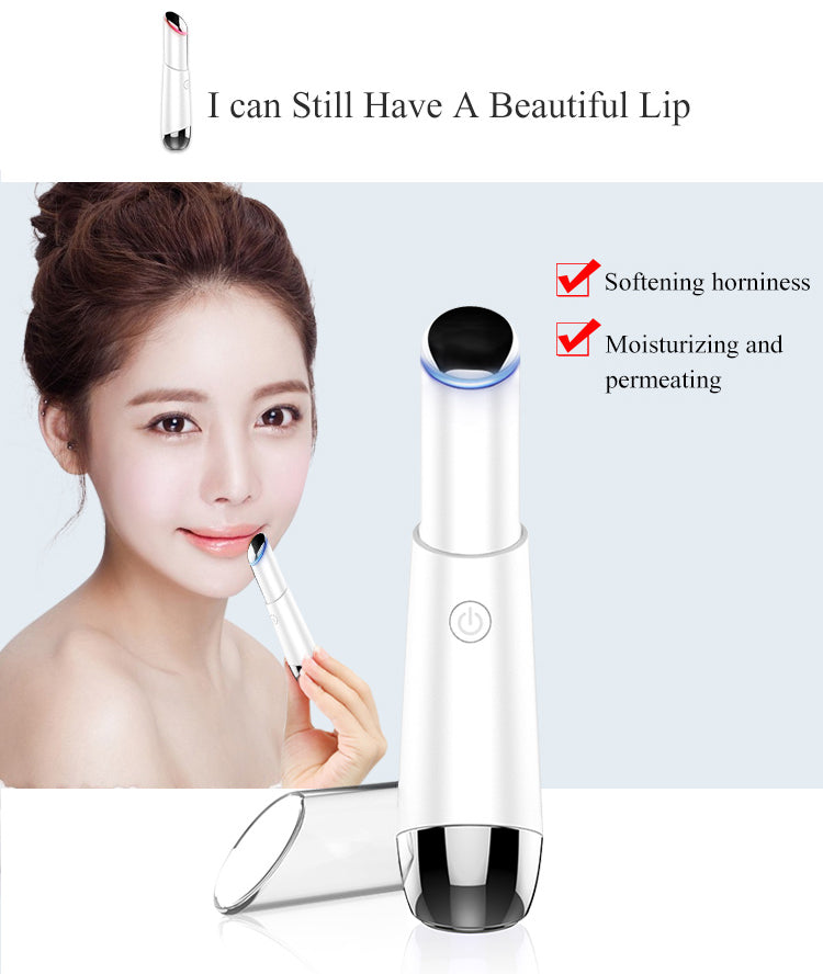 D018 Eye & Lip Beauty Device - Warming Massage for Eyes and Lips
