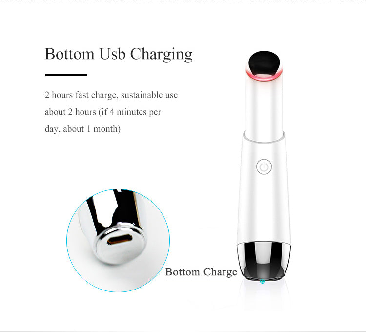 D018 Eye & Lip Beauty Device - Warming Massage for Eyes and Lips