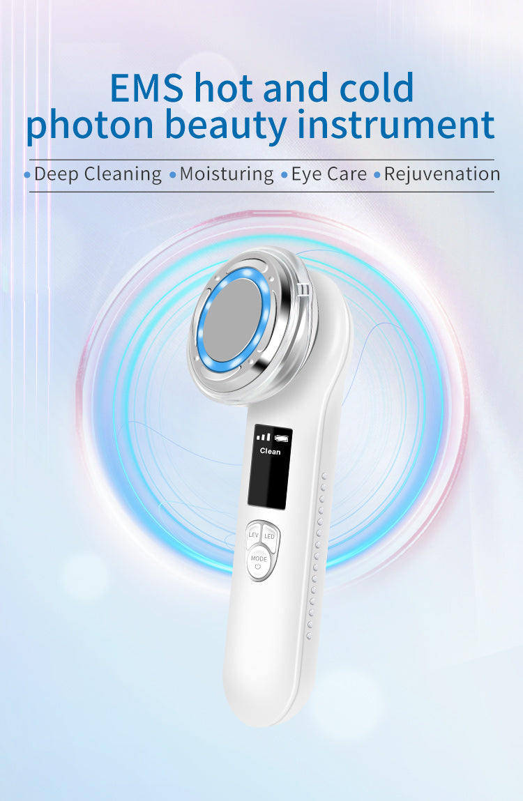 D828 Cold & Hot Facial Beauty Device - Skin Firming & Pore Care