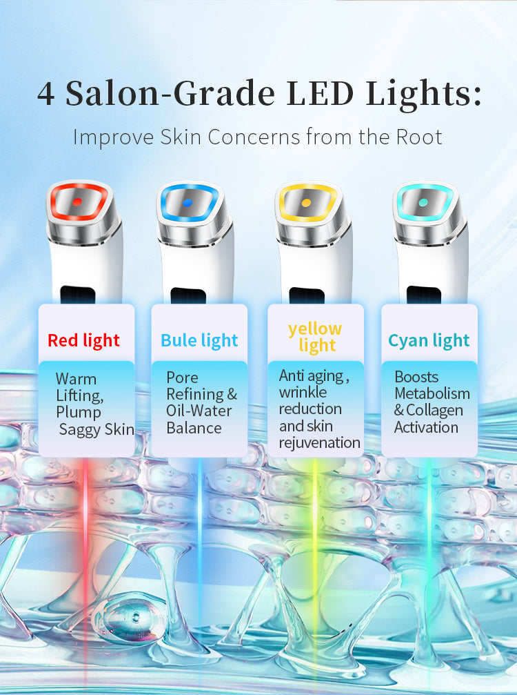 D852 Lifting Chromotherapy Beauty Device - LED Color Light Import