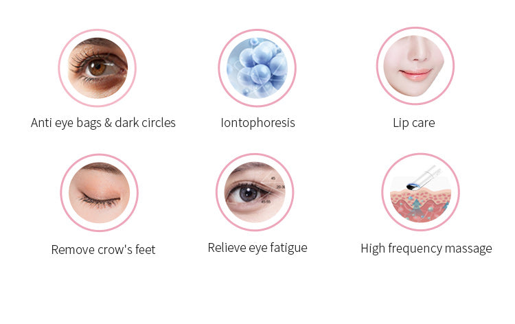 D018 Eye & Lip Beauty Device - Warming Massage for Eyes and Lips