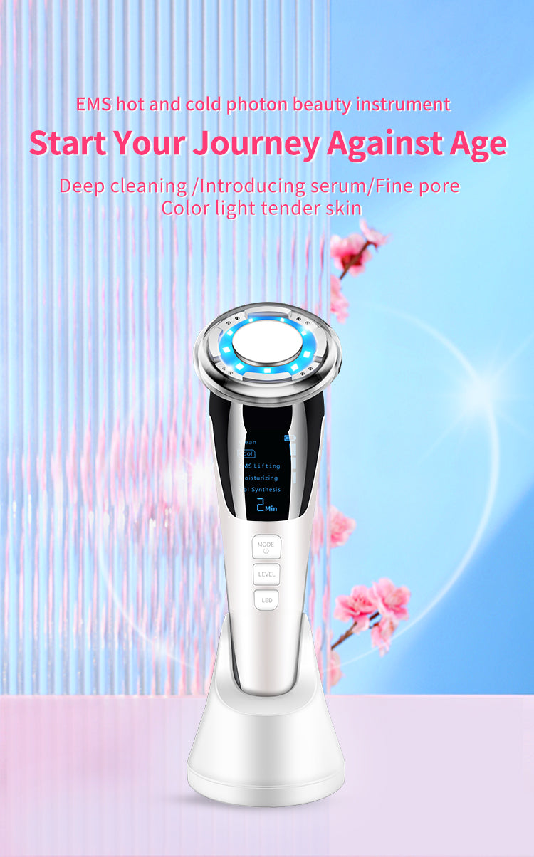 D818 EMS 冷熱光子美容儀 - LED 光療