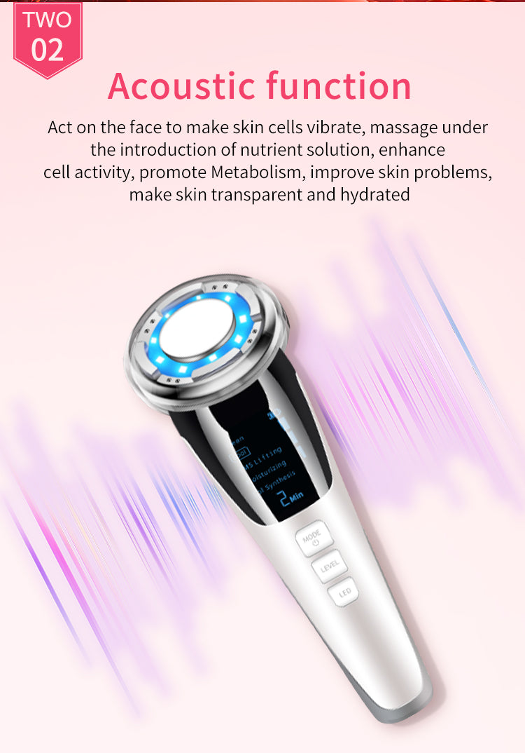 D818 EMS 冷熱光子美容儀 - LED 光療