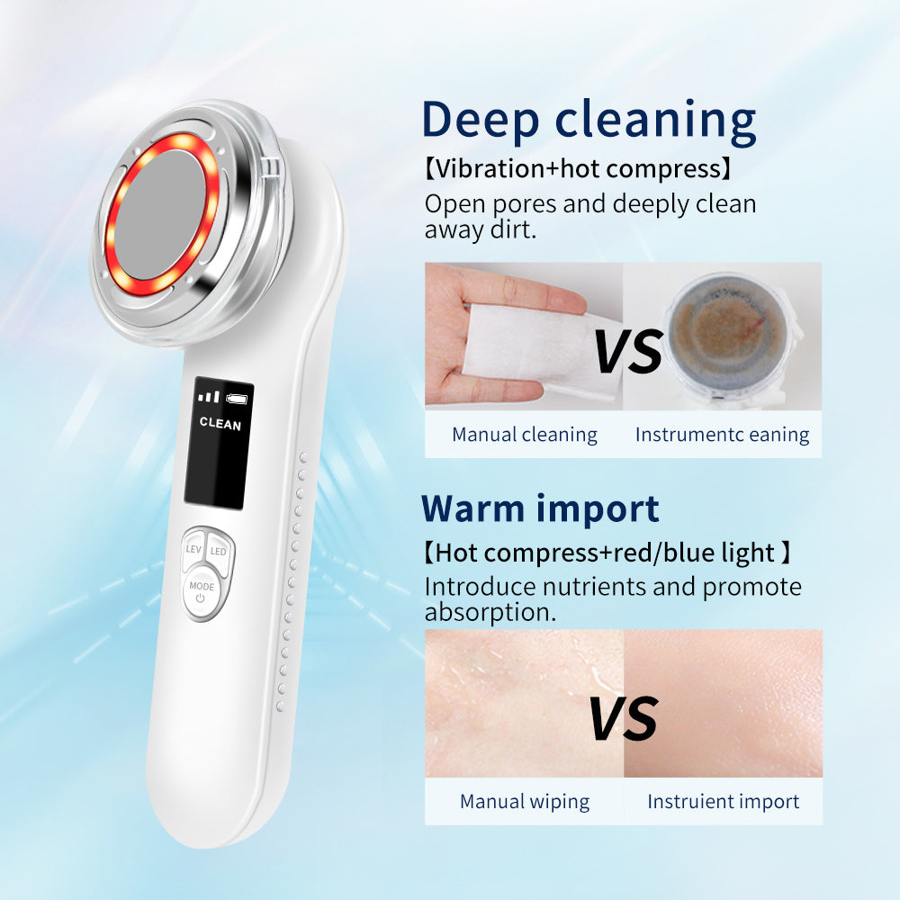 D828 Cold & Hot Facial Beauty Device - Skin Firming & Pore Care