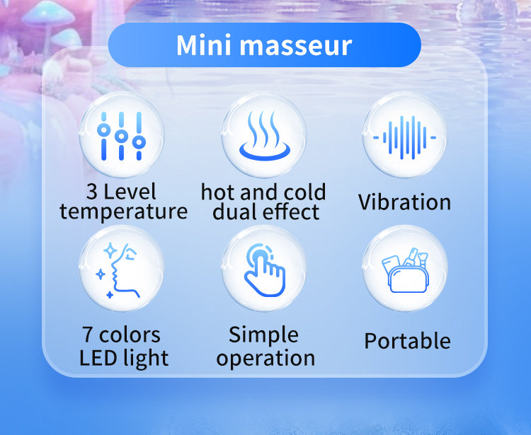 D850A Cold & Hot Gua Sha Board - Facial Lifting & Depuffing