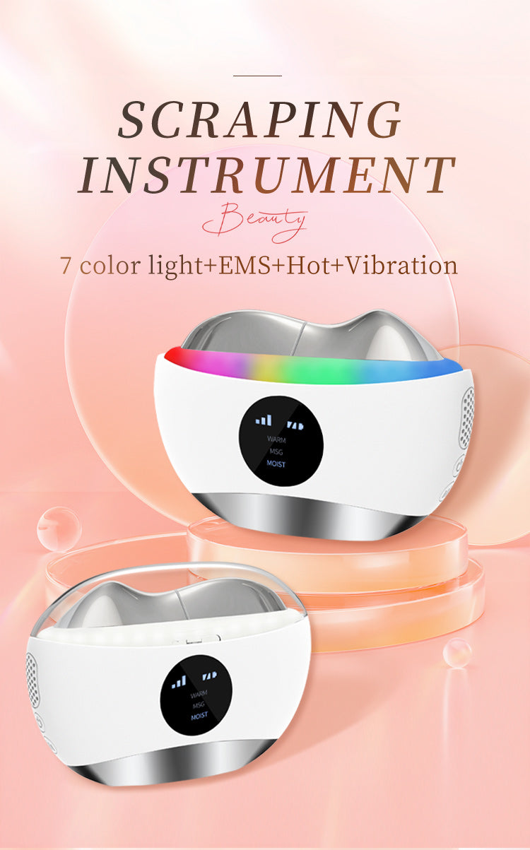D850 刮痧儀 - 多色 LED 臉部雕塑按摩器