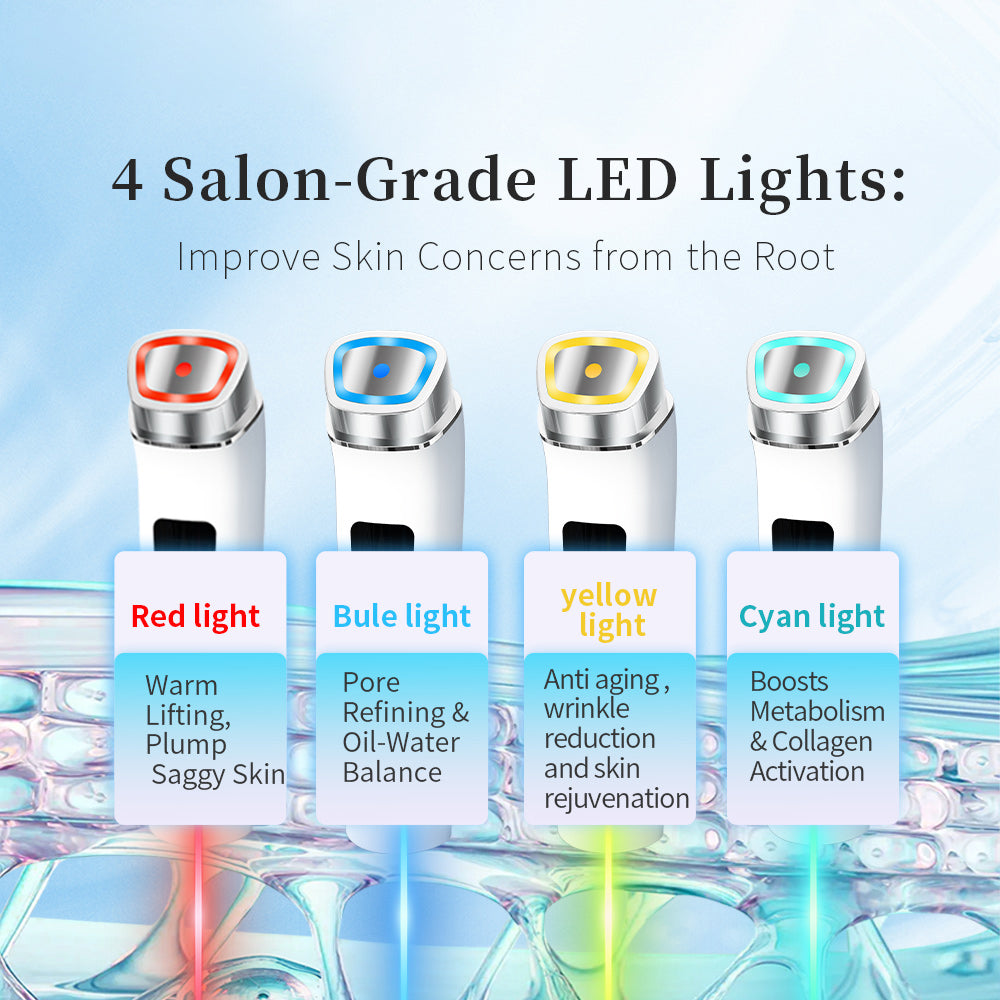 D852 Lifting Chromotherapy Beauty Device - LED Color Light Import